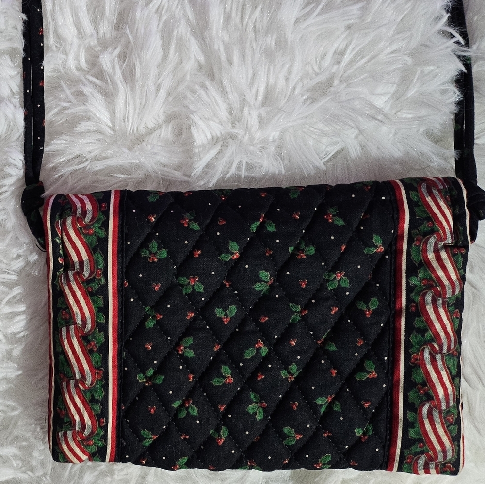 📣TANYA Vera Bradley Monogrammed Christmas 🎄 Apron Matching Purse Like 🆕 - Picture 4 of 7